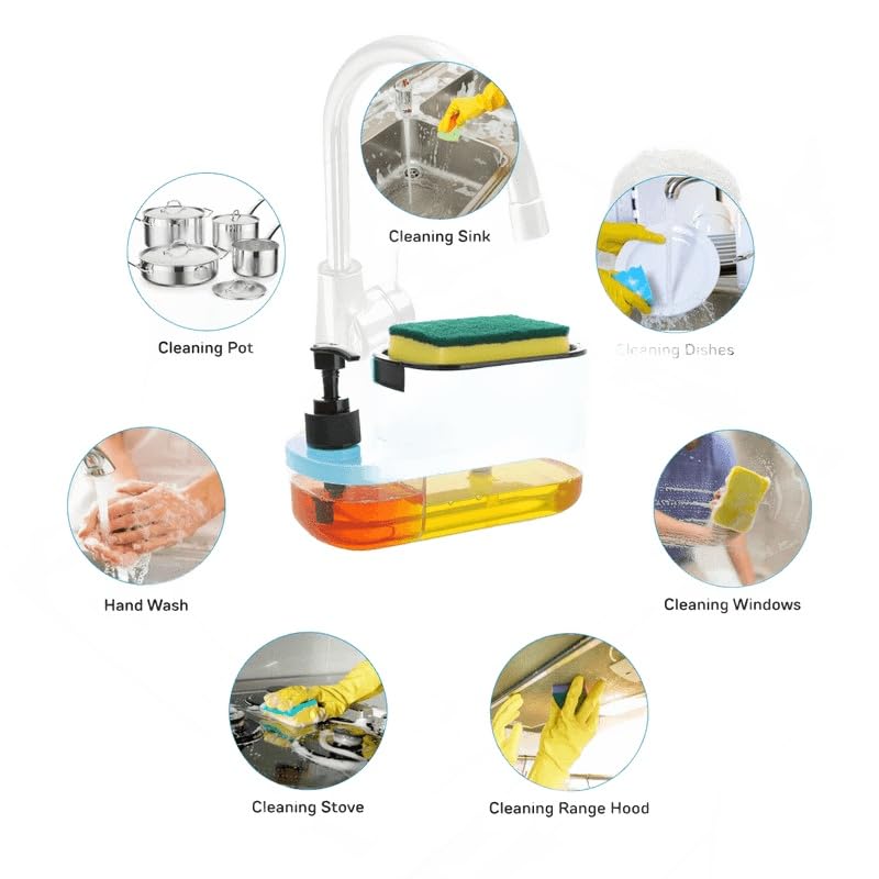 Livvora luxeextra soap dispenser 3 in 1
